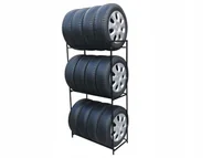 Akcesoria motoryzacyjne - Polski Stojak Regał Na 12 Opon Kół +wysyłka - miniaturka - grafika 1