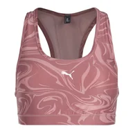 Bielizna sportowa damska - Stanik fitness PUMA Mid Impact 4Keeps Graphic PM - miniaturka - grafika 1