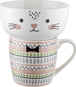 Miseczki i talerzyki dla dzieci - Florina Zestaw porcelany dziecięcej Florina Luna - miniaturka - grafika 1