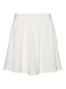 VERO MODA Damska spódnica VMNATALI NIA HW Short Skirt WVN Rock, Snow White, M, Snow White, M - Spódnice - miniaturka - grafika 1