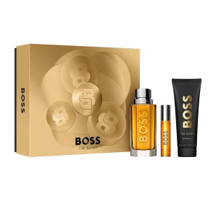 Hugo Boss Boss The Scent for Him woda toaletowa spray 100 ml + 10 ml + żel pod prysznic 100 ml - Zestawy perfum męskich Hugo Boss Boss The Scent for Him woda toaletowa spray 100 ml + 10 ml + żel pod prysznic 100 ml - Zestawy perfum męskich - miniaturka - grafika 1