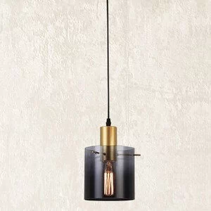 Rabalux LAMPA wisząca DONATI 5222 szklana OPRAWA okrągły zwis przydymiony złoty 5222 - Lampy sufitowe - miniaturka - grafika 1