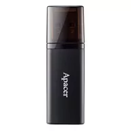 Pendrive - Apacer USB flash disk, USB 3.0, 32GB, AH25B, czarny, AP32GAH25BB-1, USB A, z osłoną - miniaturka - grafika 1