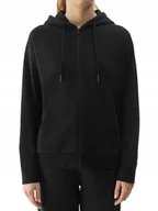 Bluzy damskie - Damska bluza dresowa 4F z kapturem SWSF1633 czarny 20S S - miniaturka - grafika 1