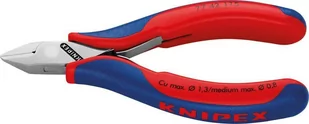 Knipex szczypce tnące boczne dla elektroników, dwukomponentowe (77 02 115/ 130) - Kombinerki i obcęgi - miniaturka - grafika 1