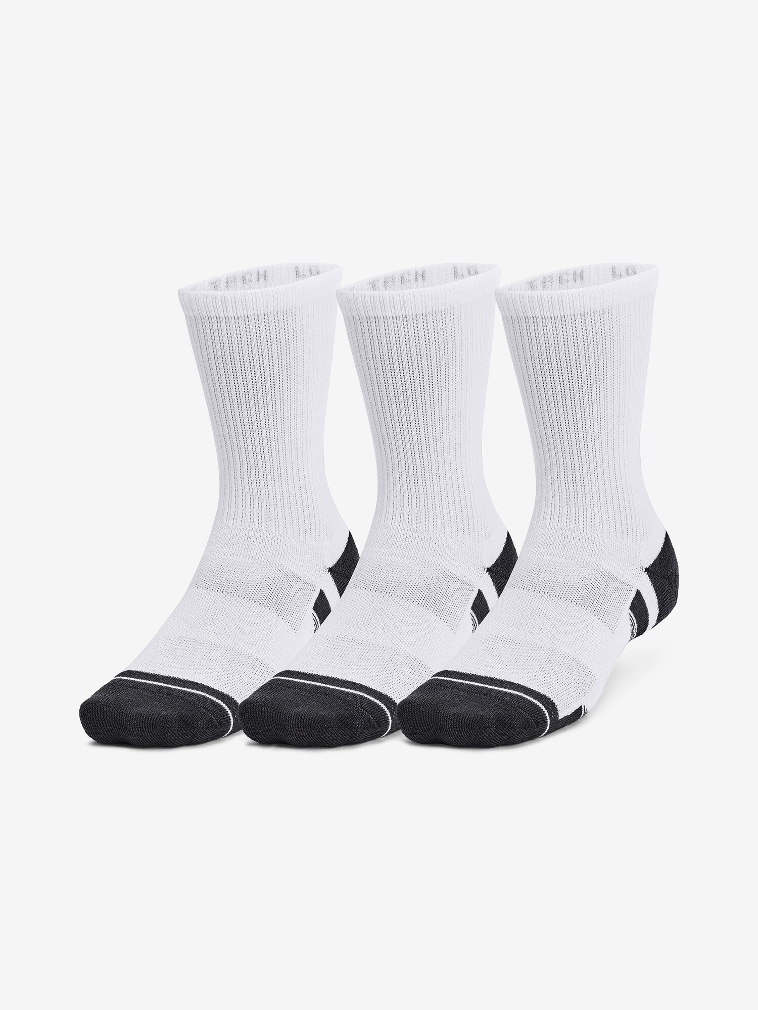 Skarpetki Under Armour Performance Tech 3pk Crew-WHT M