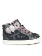 Buty dla dziewczynek - Geox Sneakersy B Kilwi Girl B36D5B 022NF C1377 M Szary - miniaturka - grafika 1