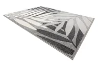 Dywany - Dywan FEEL 1827/16811 LIŚCIE szary / krem beżowy 120x170 cm - miniaturka - grafika 1