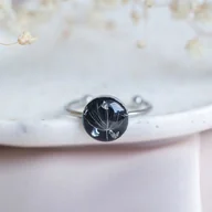 Pierścionki - Pierścionek z rzęsek dmuchawca - miniaturka - grafika 1