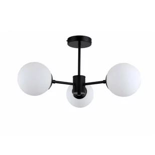 Roma lampa sufitowa 3-punktowa czarna LP-1345/3P BK - Lampy sufitowe - miniaturka - grafika 2