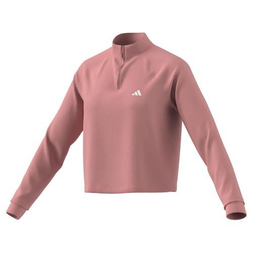 adidas Damska koszulka Train Essentials Minimal Branding 1/4 Zip Cover Up, L
