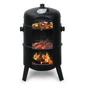 Grille gazowe - Garden King Grill Multi 3w1 grill z wędzarnią 6931-P - miniaturka - grafika 1