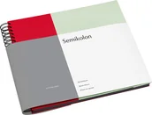 Albumy fotograficzne - Album na zdjęcia Spiral Cutting Edge wiśniowo-pistacjowy - miniaturka - grafika 1