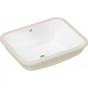 HANSGROHE 60154450 Xuniva Q Umywalka podblatowa 45x35 bez otworu na baterię, z przelewem - Umywalki - miniaturka - grafika 1