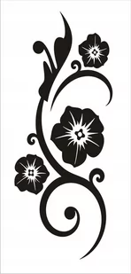 Naklejka na ścianę motyle kwiaty dekor Ornament 55, 100x40 cm - Naklejki na ścianę Naklejka na ścianę motyle kwiaty dekor Ornament 55, 100x40 cm - Naklejki na ścianę - miniaturka - grafika 1