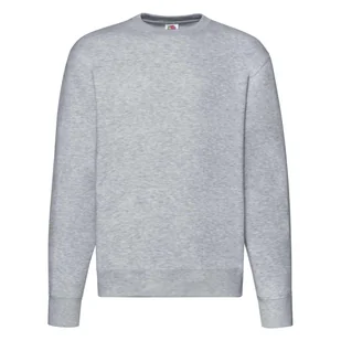 Bluza męska Set-in Sweat Premium Fruit of the Loom - Heather Grey M - Bluzy męskie - miniaturka - grafika 1