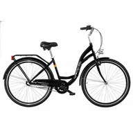 Rowery - Dawstar Citybike S3B 28" 2020 Czarny - miniaturka - grafika 1
