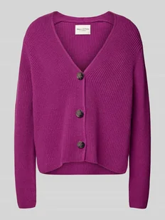 Kurtka z dzianiny o kroju relaxed fit z czystej bawełny - Swetry damskie - miniaturka - grafika 1