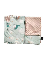 Koce i narzuty dla dzieci - LA MILLOU LEKKI KOCYK MINKY - L - MISS CLOUDY - SMOKE ROSE - miniaturka - grafika 1