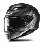 Kaski motocyklowe - Kask Integralny HJC F71 Catos Czarny/SzaryXL - miniaturka - grafika 1