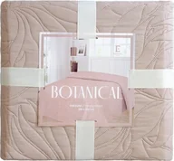 Narzuty - Narzuta na łóżko, pikowana, liście, nowoczesna botaniczna 240x260cm Beżowa - miniaturka - grafika 1