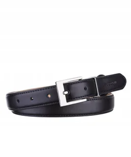 Pasek Damski Do Spodni Skórzany Skóra Naturalna PUCCINI Czarny PAD205S 1 - Paski - miniaturka - grafika 1