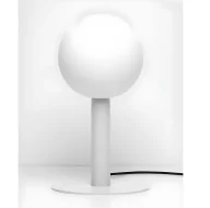 Lampy stojące - Nowoczesna biała lampa stołowa Matuba o stylowym designie - miniaturka - grafika 1