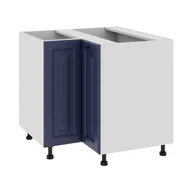 Meble kuchenne - Matera Szafka Dolna Narożna Dnw-90 Granatowy Mat - miniaturka - grafika 1