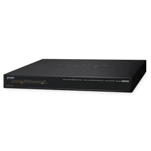 PLANET AVS-4210-24HP4X łącza sieciowe Zarządzany L2/L4 10G Ethernet (100/1000/10000) Obsługa PoE 1U Czarny - Pozostałe akcesoria sieciowe - miniaturka - grafika 1