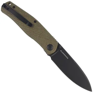Nóż składany Civivi Sokoke Green Burlap Micarta, Black Stonewashed 14C28N by Ray Laconico (C22007-2) - Noże - miniaturka - grafika 3