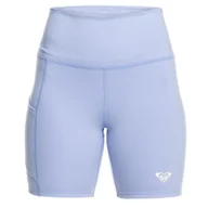 Spodenki damskie - Spodenki damskie Roxy Heart Into It sportowe kolarki fioletowe-XL - miniaturka - grafika 1