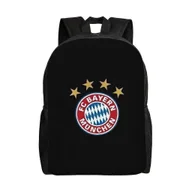 Torebki damskie - Bayern Monachium Wszechstronny plecak Zmywalny plecak szkolny w stylu casual Modna torba na komputer z tkaniny Oxford Unisex-hjka4500 - miniaturka - grafika 1