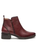 Botki damskie - Pikolinos Botki W6W-8950 Bordowy - miniaturka - grafika 1