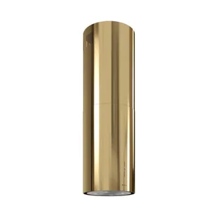 Globalo Exclusive Cylindro Isola Okap wyspowy 39 cm jasny złoty CYLINDRO ISOLA 39 7 LIGHT GOLD - Okapy kuchenne - miniaturka - grafika 1