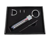 Akcesoria motoryzacyjne - BMW M-POWER BRELOK samochodowy M-POWER BRELOCZEK do kluczy + pudełko na prezent - miniaturka - grafika 1