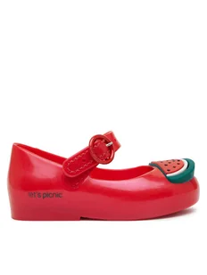 Melissa Baleriny Mini Melissa Sweet Love Picnic Bb 36009 Czerwony - Buty dla chłopców - miniaturka - grafika 1