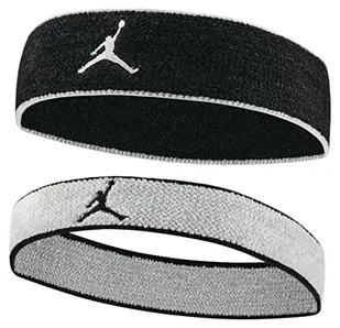 Nike Unisex Jordan Chenil opaska na czoło, czarna/Sail/Sail, One Size - Ozdoby do włosów - miniaturka - grafika 1