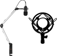 Akcesoria do komputerów stacjonarnych - Mozos Mozos Statyw biurkowy SB38 + Kosz antywibracyjny 48-54mm SHM2 - miniaturka - grafika 1