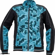 Odzież robocza - CERVA NEURUM CAMOUFLAGE kurtka - męskia kurtka robocze ze stójką, 4 kieszenie, elastyczny materiał Trifibetex, nadruk moro, odblaski - morski 50 - miniaturka - grafika 1