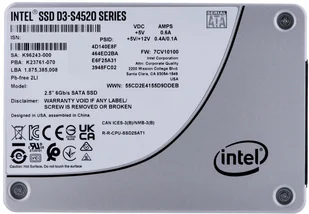 Intel Dysk serwerowy 1.92 TB 2.5 SATA III 6 Gb/s SSDSC2KB019TZ01 - Dyski serwerowe - miniaturka - grafika 2