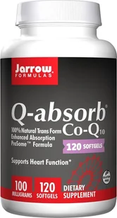 Jarrow Formulas Sklep Q-ABSORB 100MG - 120 KAPSUŁEK - Witaminy i minerały dla sportowców - miniaturka - grafika 2