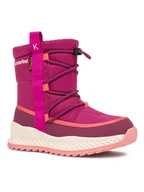 Kozaki damskie - Kimberfeel Kozaki zimowe "Gino" w kolorze różowym - miniaturka - grafika 1