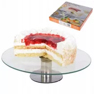 Tace i patery - Odelo PATERA NA CIASTO SZKLANA OBROTOWA NA NÓŻCE 30 CM OD1198 delhan OD1198 - miniaturka - grafika 1