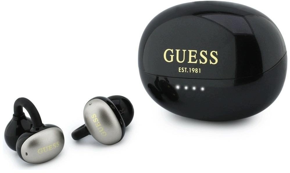 Guess OWS Metalic Finish Electropated Parts Classic Logo czarny