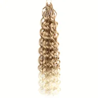 Pozostałe akcesoria fryzjerskie - TEMU Mtmei Hair Dla Kobiet 18-calowy GoGo Curl Crochet Hair, Przedpętlowane Rozcinańce Ocean Wave, Miękkie, Bounce, Syntetyczne Afro Curls, Wysokiej - miniaturka - grafika 1