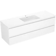 Szafki łazienkowe - Mexen Orio szafka łazienkowa 140 cm z umywalką Otis, 2 szuflady, biała mat - 91A10-14047-2-BFF01-W18M01 - miniaturka - grafika 1