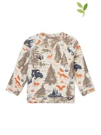 Bluzy i sweterki niemowlęce - Noppies Bluza w kolorze kremowym - miniaturka - grafika 1