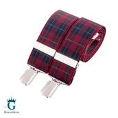 Dodatki do ubrań - Szelki do spodni w kratę BR-040 - miniaturka - grafika 1