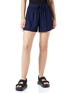VERO MODA Women's VMBUMPY WVN NoOS szorty, granatowy, M, granatowy blezer, M - Spodenki damskie - miniaturka - grafika 1
