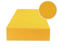 Prześcieradła dla dzieci - Prześcieradło Z Gumką 90X200 Frotte Musztarda - miniaturka - grafika 1
